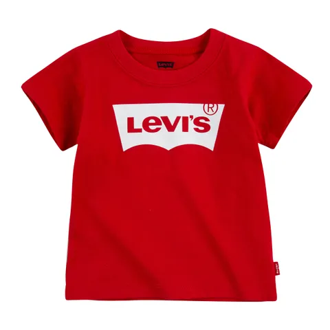 Levi's Lvb S/S Batwing Tee Bimbo, Super Red, 6 Mesi