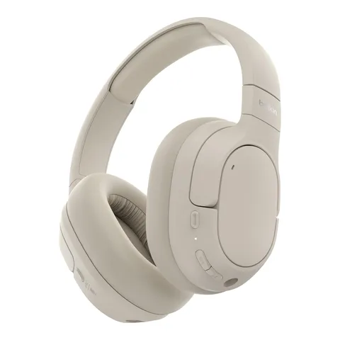Belkin SoundForm Isolate Cuffie Wireless con Cancellazione Attiva del Rumore Ibrida