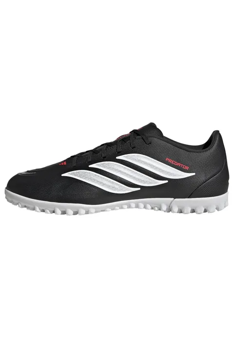 adidas Unisex Club Turf Football Shoes, Core Black/Ftwr White/Lucid Red, 41 1/3 EU