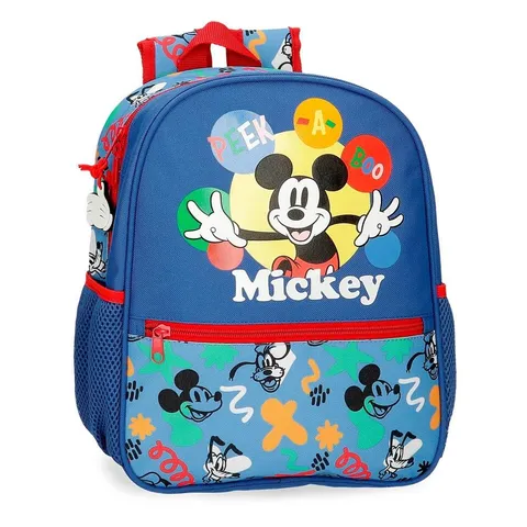 Disney Peek A Boo Bagaglio - Zaino, Bambini e ragazzi, Blu, 27 x 33 x 11 cm