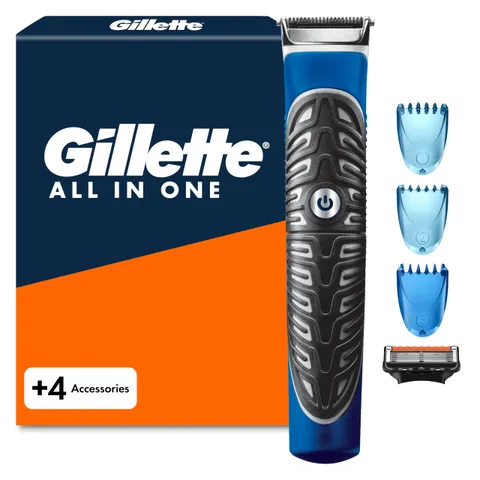 Gillette Styler Rasoio Elettrico Barba All-in-One, Rade, Regola, Rifinisce, Rasoio