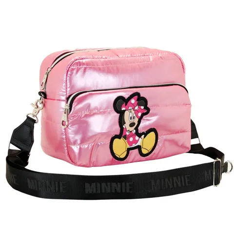 Disney Minni Mouse Shoes-Borsa a Tracolla IBiscuit Padding, Rosa, 23 x 16 cm