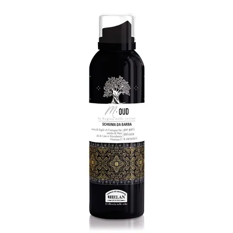 Helan, M Oud, Schiuma da Barba per Rasatura Emolliente e Nutriente - Emulsione Delicata