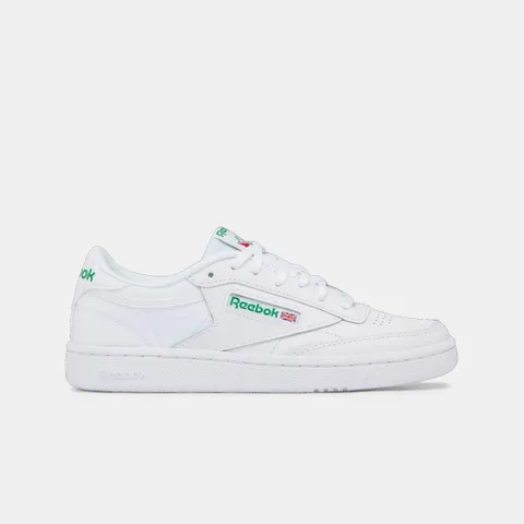 Reebok Sneakers Club C Bambino, Bianco Glegrn Vecblu, 34 EU
