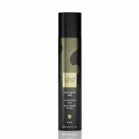 ghd Curls Gone Wild, Spray Volumizzante Capelli Ricci 2 in 1, Prepara e Fissa le Onde con
