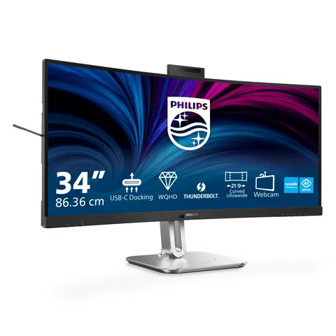 Philips 34B2U6603CH Monitor 34" Curvo WQHD Thunderbolt 4