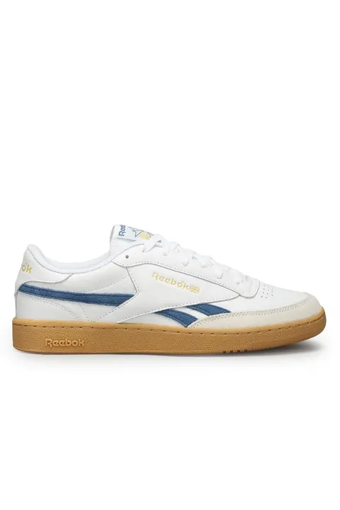 Reebok Unisex Club C Revenge Vintage Sneaker, White/Athleticblue/Gum, 34 EU