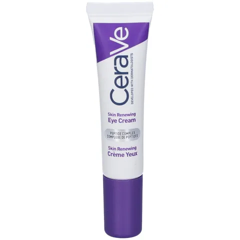 CeraVe Skin Renewing Crema Contorno Occhi, Per Pelle con i Primi Segni dell'Età, Occhiaie