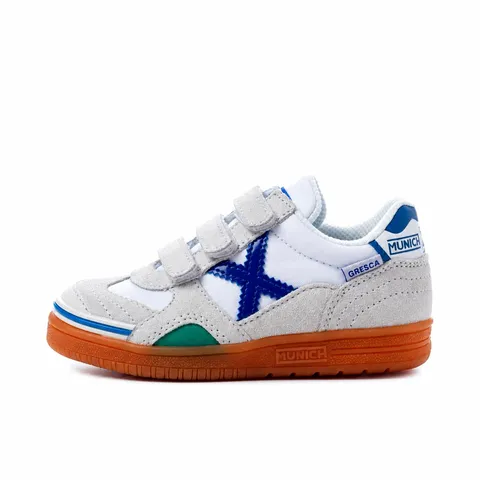 Munich Gresca Kid VCO S Scarpe da Ginnastica Unisex - Bambini e ragazzi, Bianco, 29 EU