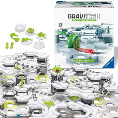 Ravensburger - Gravitrax Starter Set XXL | Pista Biglie Con 242 Pezzi | Rompicapo Bambini