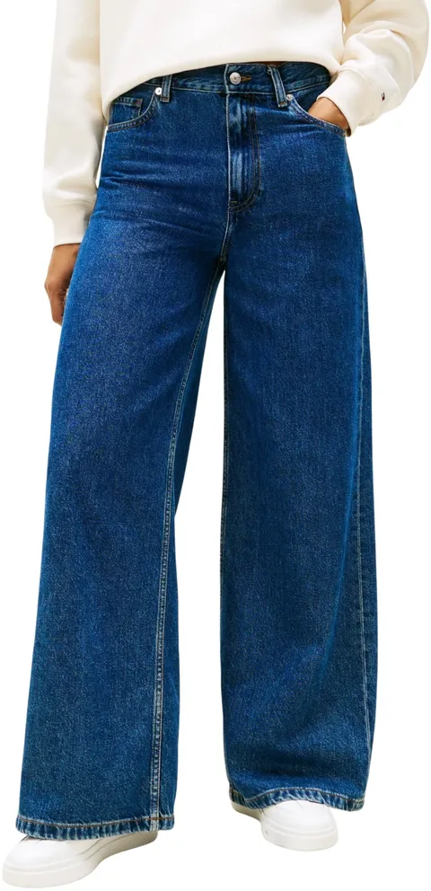 Tommy Hilfiger DNM EMI 70'S Wide Leg HW WW0WW47695 Altri Jeans, Denim (EMI), 32W/28L