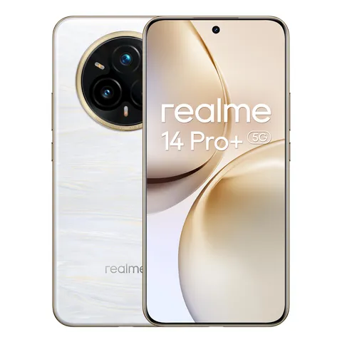 realme 14 Pro+ 5G Fotocamera Sony Periscopica 3X Bianco