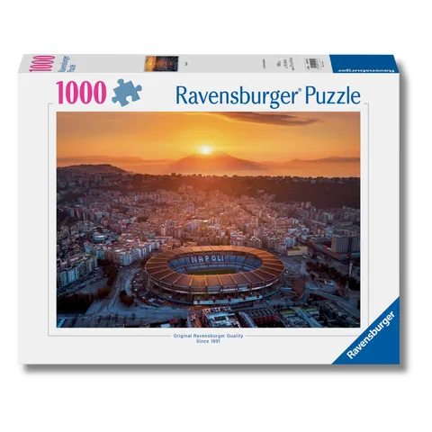 Ravensburger Puzzle 1000 pezzi, Napoli - Puzzle Adulti +14 anni, 70 x 50 cm, Puzzle per