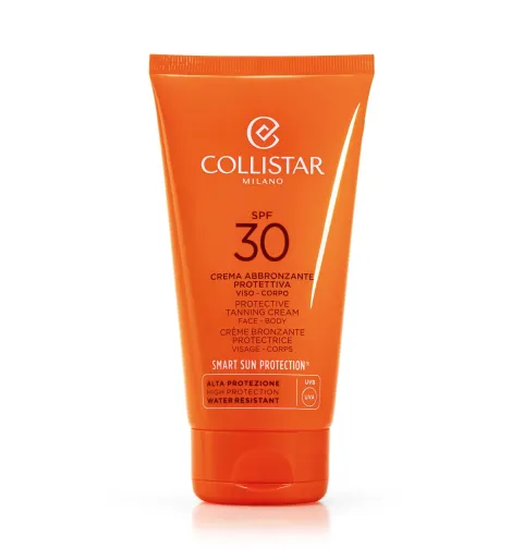 Collistar Crema Abbronzante Protezione Ultra SPF 30, Viso e Corpo per un Abbronzatura