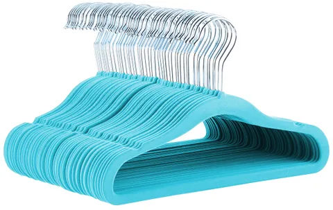 Amazon Basics - Grucce Appendiabiti Antiscivolo in Velluto per Neonati e Bambini Piccoli