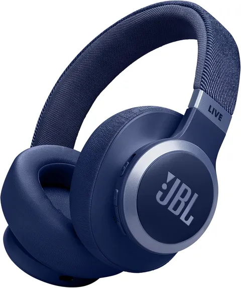 JBL Live 770 NC Cuffie Over-Ear Blu