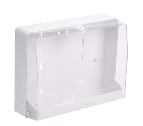 Amazon Basics Dispenser per asciugamani a parete, compatibile con piega a C/Z, 27 x 21.5