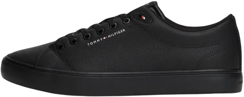 Tommy Hilfiger Uomo Sneakers Vulcanizzate Core Low in Pelle, Nero (Black), 40