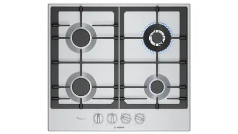 Bosch PCH6A5I90 Serie 6, Piano cottura a gas, FlameSelect, Manopole magnetiche