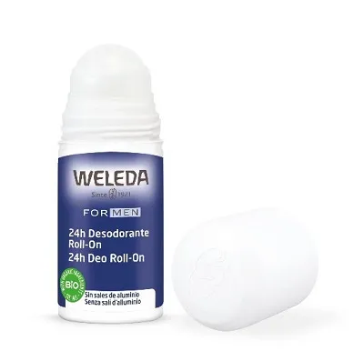 Weleda FOR Men - Deodorante 24 ore roll-on da uomo, senza sali d'alluminio, 50 ml