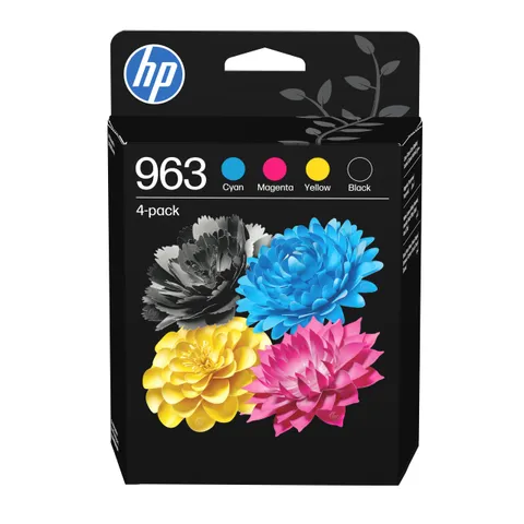 HP 963 4-Pack CMYK(4) Original Combo ink cartridge
