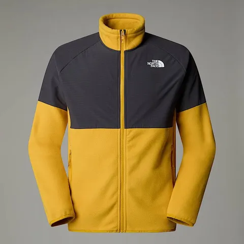 THE North FACE NF0A89JGAFS M Glacier Heavyweight FULL ZIP Giacca Uomo Turmeric/Asphalt