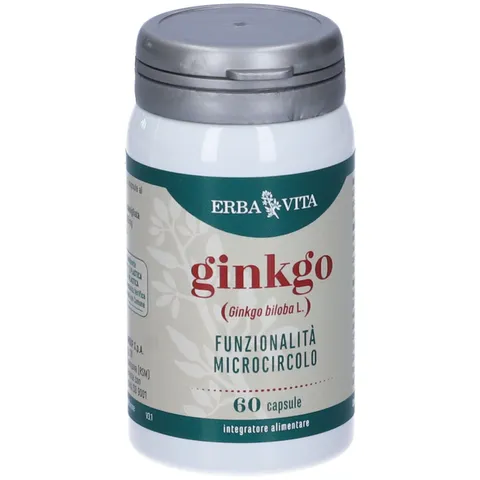 Erba Vita Integratore Alimentare di Ginkgo - 60 Capsule