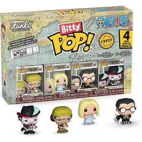 Funko Bitty POP! 4 Pack: One Piece - Usopp, Kaya, Kuro, Mystery Mini Figure - 1 in 6