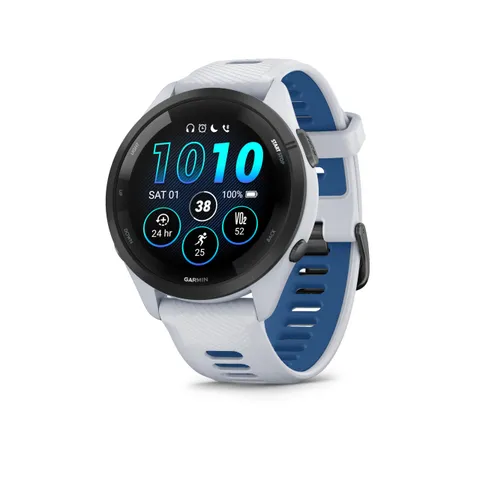 Garmin Forerunner 265, Smartwatch per la corsa, 46mm, GPS multi-band, Display Amoled