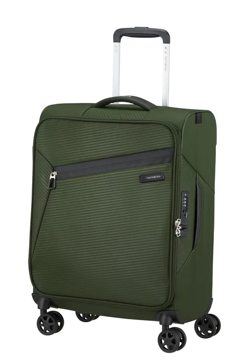 Samsonite Litebeam - Spinner S, Bagaglio a Mano, Verde (Climbing Ivy), Spinner 55 cm