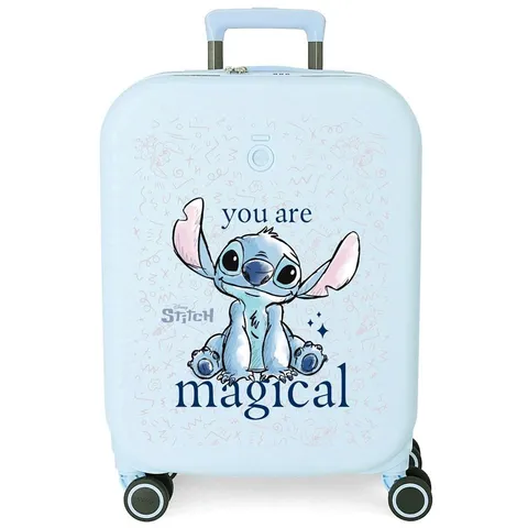 Disney Joumma Bags Stitch You Are Magical Cabin Suitcases, Set Suitcases, Made of ABS, a