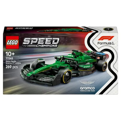 LEGO Speed Champions Auto da Corsa Aston Martin Aramco F1 AMR24 Macchina Giocattolo da