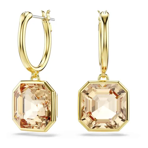Swarovski Millenia Orecchini Pendenti, con Cristalli Cry Color Caramello Swarovski