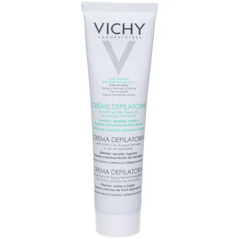Vichy Dermotolerance, Crema Depilatoria, Per Tutti i Tipi di Pelle, Depilazione Rapida e
