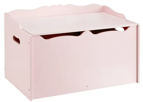 Amazon Basics Scatola in legno per giocattoli, rosa, 76.2 cm x 40.64 cm x 46.99 cm