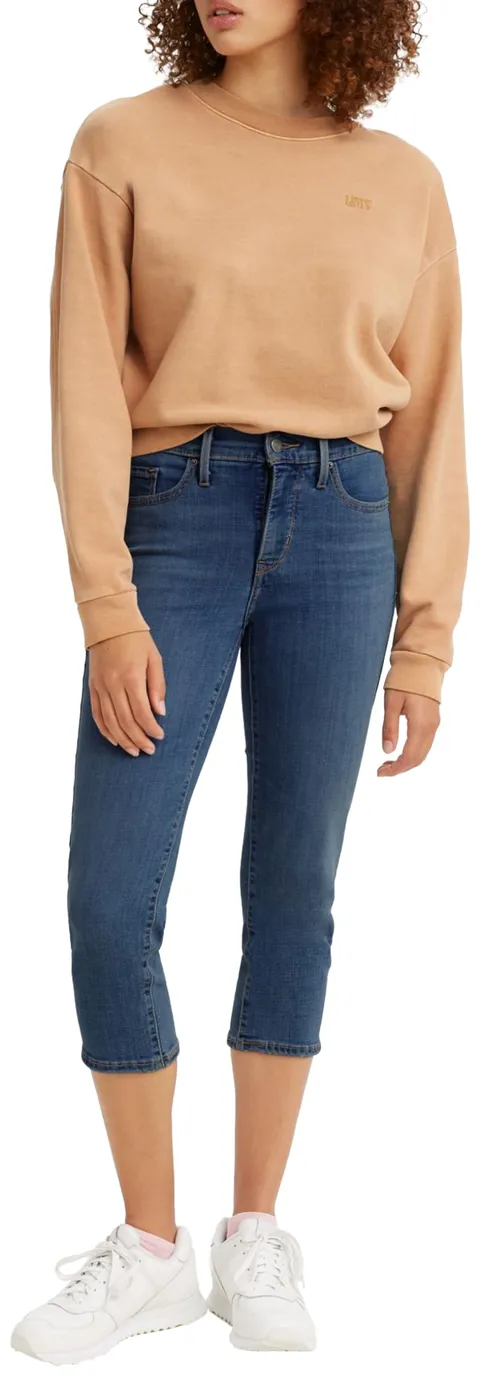 Levi's Jeans da Donna 311 Shaping Skn Capri 22, Lapis Amidst, 25 W