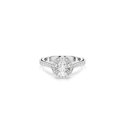 Swarovski Una Angelic Anello, Gioiello Versatile con Pavé di Cristalli e Zirconia
