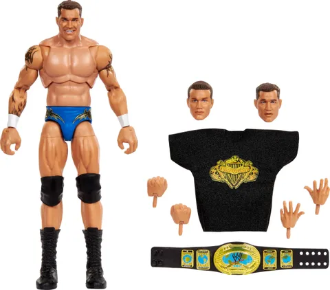 Mattel WWE Ultimate Edition - Randy Orton, Set con Action Figure da 15+ cm e 10 Accessori