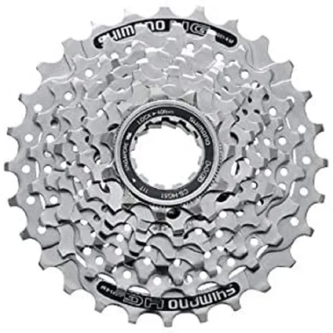 Shimano Deore HG-51, Cassetta a 8 Cambi, 11-30, Grigio