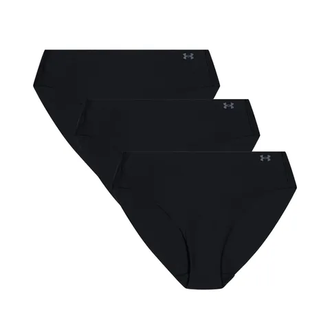 Under Armour Confezione da 3 Perizomi da Donna Pure Stretch - Invisibili, Senza Cuciture