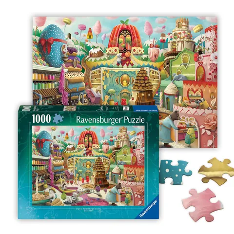 Ravensburger Puzzle 12001195 - Sweet Street - Puzzle da 1000 pezzi per adulti e bambini