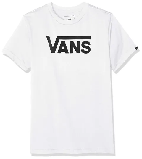 Vans Classic Kids T-Shirt, Bianco (White-Black YB2), 2-3 Anni (Taglia Produttore: 2) Bimbo