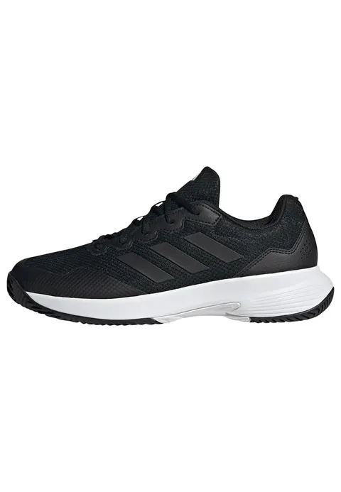 adidas Uomo Gamecourt 2.0 Tennis Shoes, Core Black/Core Black/Grey Four, 40 EU