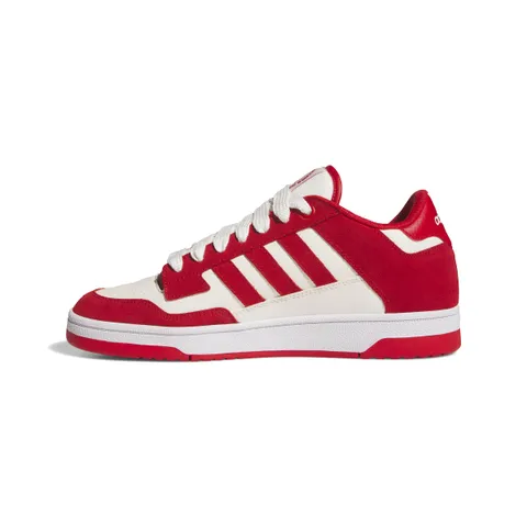 adidas Unisex - Adulto Rapid Court Low, Collegred/Clowhi/Ftwwht, 45 1/3 EU