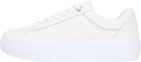 Tommy Hilfiger Scarpe da Ginnastica da Donna TH Platform Trapuntate FW0FW09265 Low Top