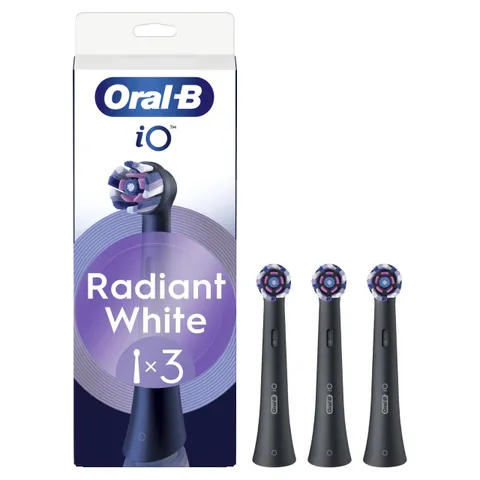 Oral-B iO Series Radiant White - 3 testine ricambio nere