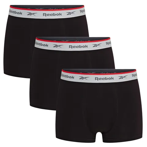 Reebok Redgrave Boxer Sportivi Elasticizzati Traspiranti Multipack Nero | Abbigliamento