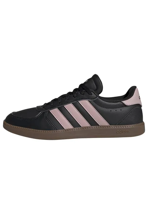 adidas Donna Breaknet Sleek Shoes, Core Black/Dual Lilac/GUM5, 42 EU
