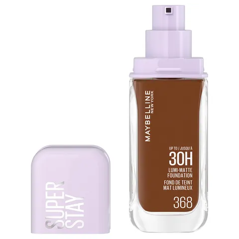 Maybelline New York Super Stay Up To 30H Lumi-Matte Foundation, Medium-Full Coverage