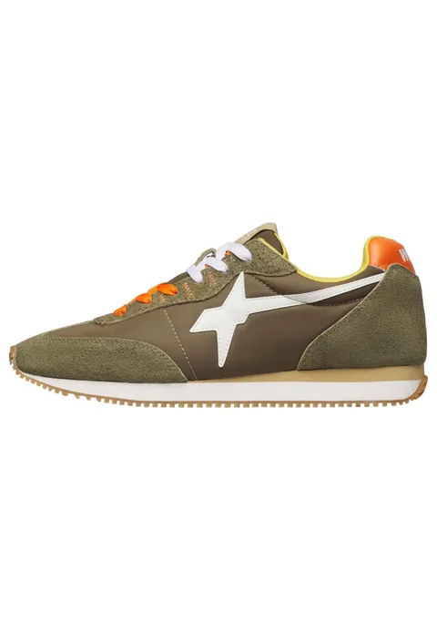 w6yz Samoa-Uni. Brushed/Nylon Militare-White-Orange